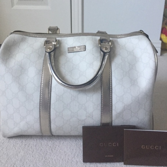 SOLD - Authentic Used Gucci Joy Boston Bag - Picture 1 of 8